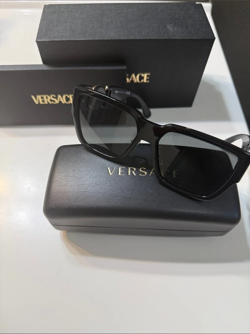 Versace black sunglasses unisex